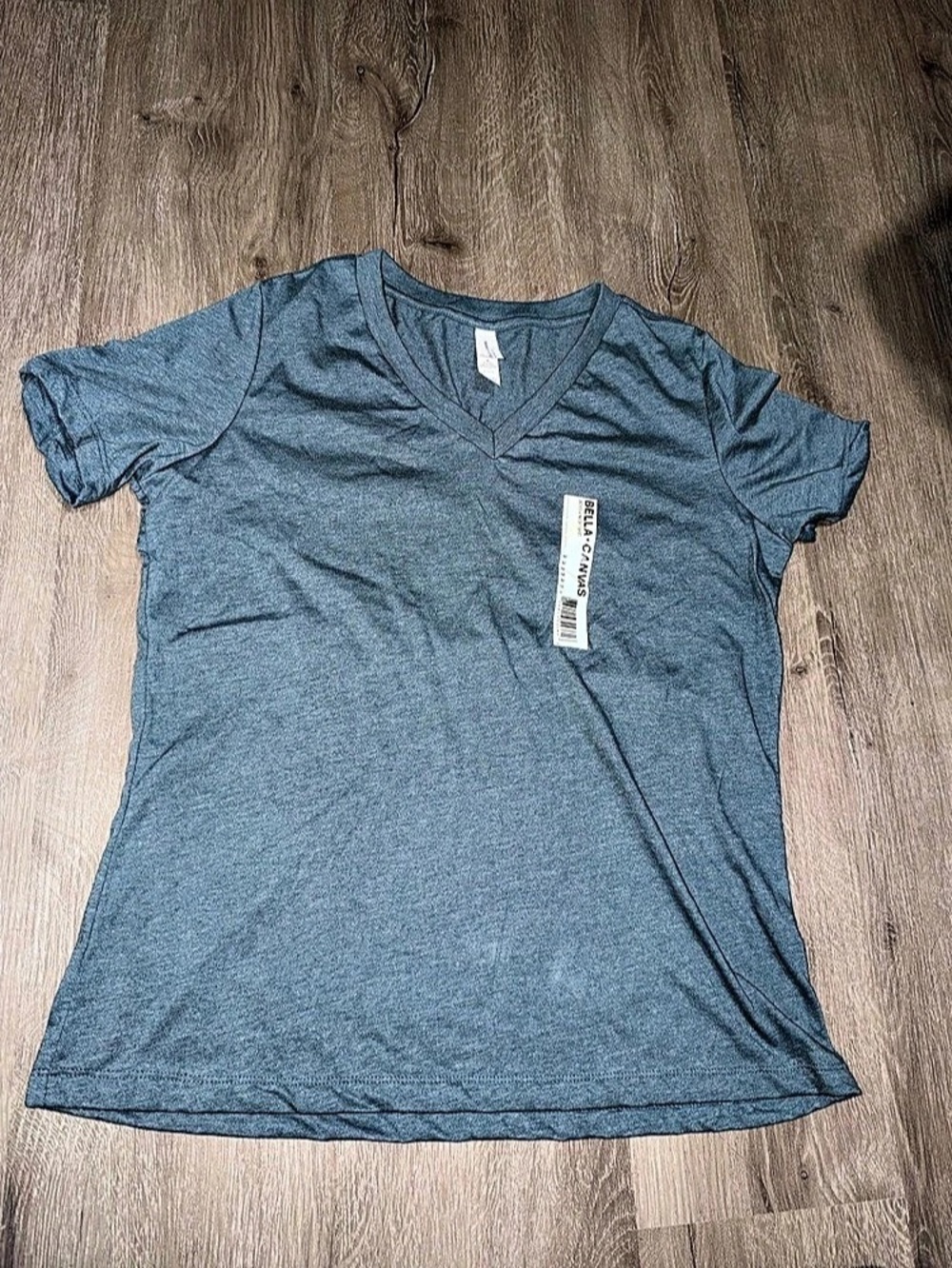 Bella + Canvas Women's Jersey Deep V-Neck Tee Medium